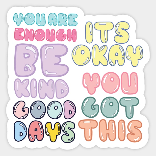 wellness quote Sticker by imae27